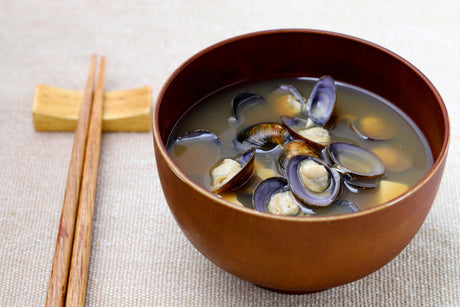 Rezept für Miso-Suppe mit Venusmuscheln