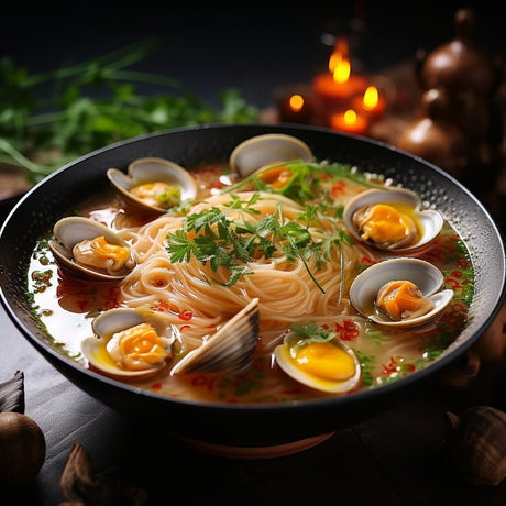 Rezept für Ramen mit Venusmuscheln - RamenHeaven