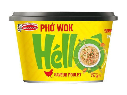 Acecook Pho Wok Huhn Instant Nudeln im Becher 76g