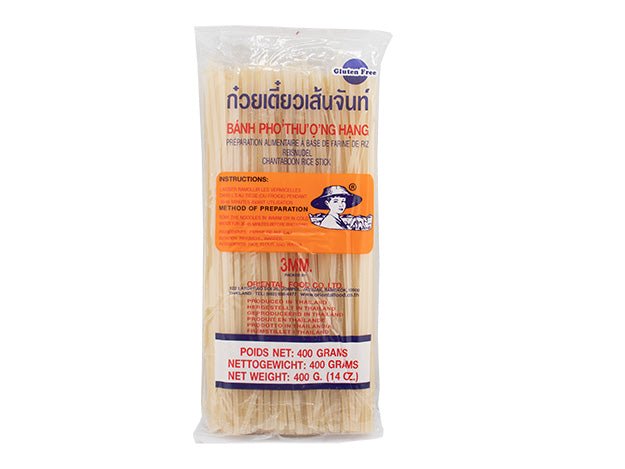 Farmer Brand Reisnudeln – Thailändische 3 mm breite Reisbandnudeln 400g