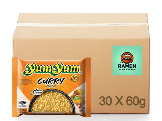 Karton Yum Yum Instant Curry Nudeln 30x60g