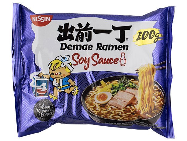 Nissin Demae Ramen Instant Nudeln Soja Sauce 100g