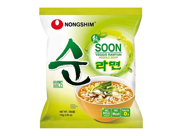 Nong Shim Instant Nudeln Soon Veggie Ramyun (vegetarisch) 112g