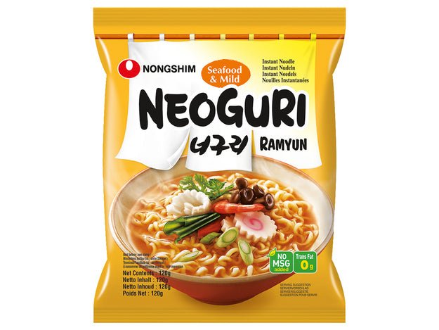 Nong Shim Meeresfrüchte Neoguri Ramyun Instant Nudeln 120g