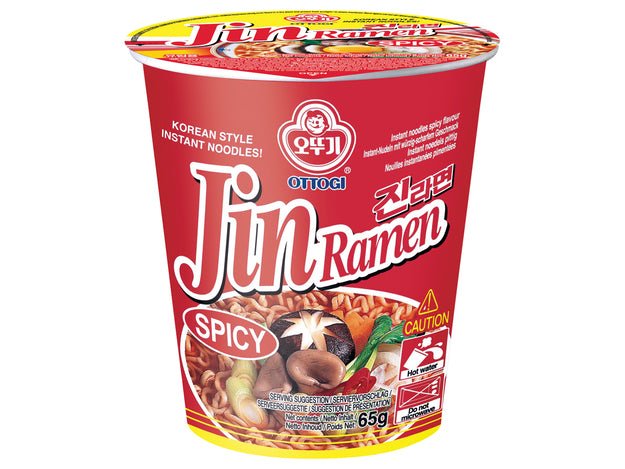 Ottogi Jin Ramyeon Spicy Cup 65g