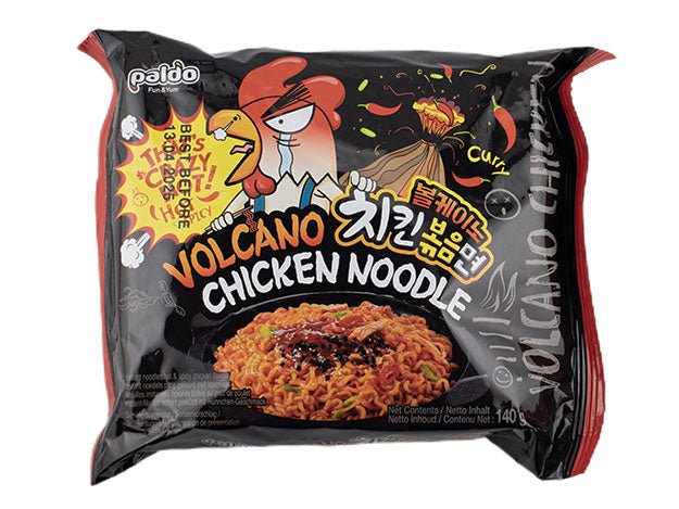 Paldo Instant Volcano Chicken Nudeln sehr scharf 140 g