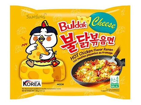 Samyang Buldak Cheese Ramen Nudeln Hot Chicken 140g