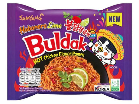 Samyang Buldak Habanero Lime Ramen Nudeln Hot Chicken 135g