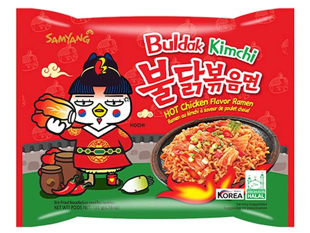 Samyang Buldak Kimchi Ramen Nudeln Hot Chicken 135g