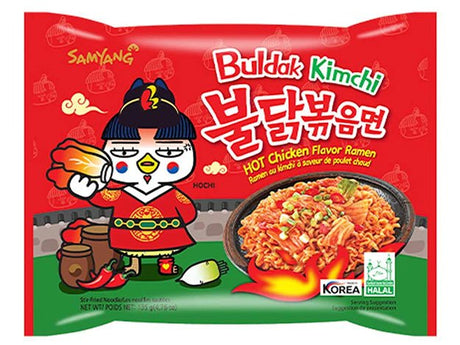 Samyang Buldak Kimchi Ramen Nudeln Hot Chicken 135g