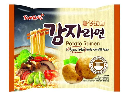 Samyang Buldak Potato Ramen Nudeln Hot Chicken 120g
