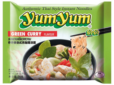 Yum Yum Instant Nudeln Grünes Curry 70g